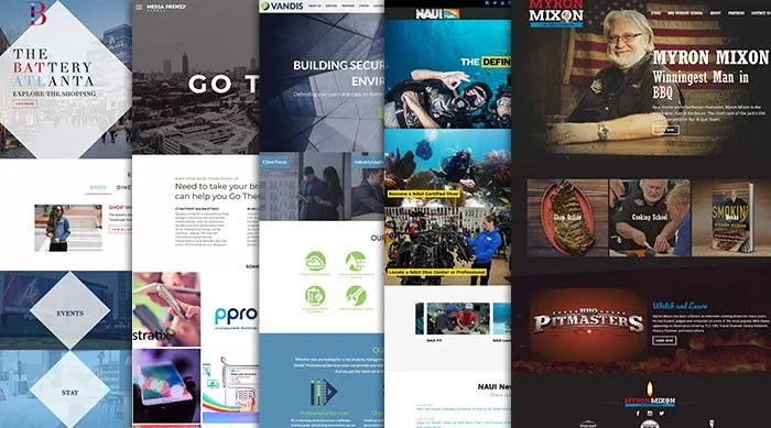 Website design services and development services in Atlanta, GA.